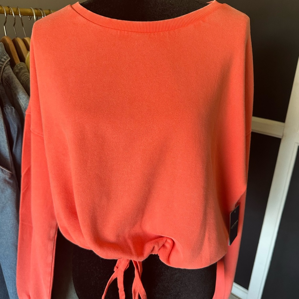 LUCKY BRAND Drawstring Sweatshirt